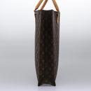 LOUIS VUITTON Monogram Sac Plat Hand Bag M51140 LV Auth 110857-4