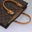 LOUIS VUITTON Monogram Sac Plat Hand Bag M51140 LV Auth 110857-6