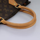 LOUIS VUITTON Monogram Sac Plat Hand Bag M51140 LV Auth 110857-7