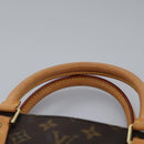 LOUIS VUITTON Monogram Sac Plat Hand Bag M51140 LV Auth 110857-8