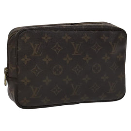 LOUIS VUITTON Monogram Trousse Toilette 23 Clutch Bag M47524 LV Auth 110865