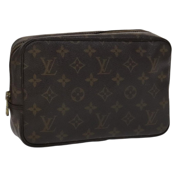 LOUIS VUITTON Monogram Trousse Toilette 23 Clutch Bag M47524 LV Auth 110865