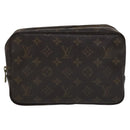 LOUIS VUITTON Monogram Trousse Toilette 23 Clutch Bag M47524 LV Auth 110865-13
