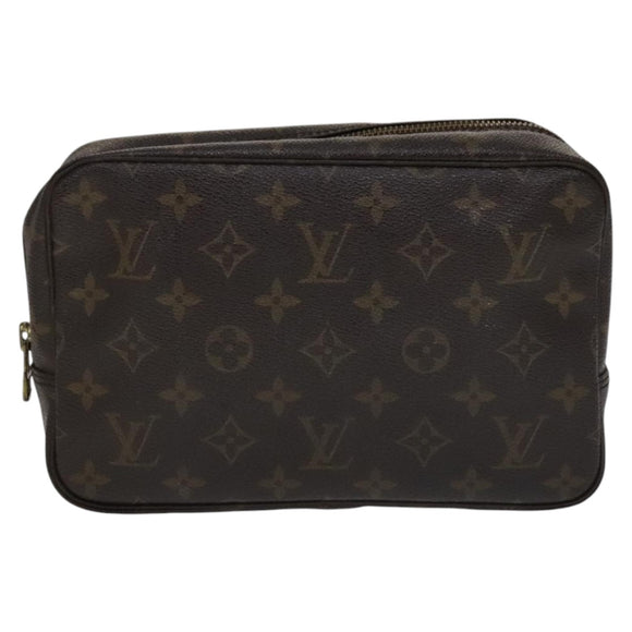 LOUIS VUITTON Monogram Trousse Toilette 23 Clutch Bag M47524 LV Auth 110865