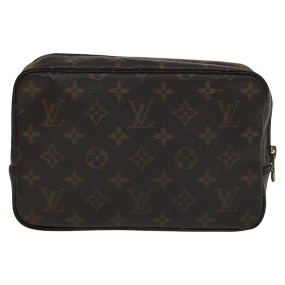 LOUIS VUITTON Monogram Trousse Toilette 23 Clutch Bag M47524 LV Auth 110865