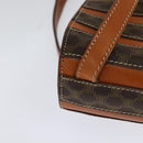 CELINE Macadam Canvas Backpack PVC Leather Brown Auth 110876-12