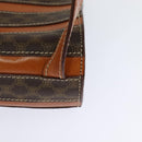CELINE Macadam Canvas Backpack PVC Leather Brown Auth 110876-16