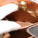 CELINE Macadam Canvas Backpack PVC Leather Brown Auth 110876-19