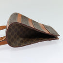 CELINE Macadam Canvas Backpack PVC Leather Brown Auth 110876-5