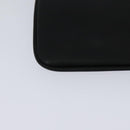 FENDI Triplet Clutch Bag Leather Black Auth 110887V-10