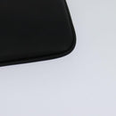 FENDI Triplet Clutch Bag Leather Black Auth 110887V-11