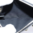 FENDI Triplet Clutch Bag Leather Black Auth 110887V-13