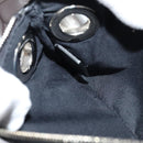 FENDI Triplet Clutch Bag Leather Black Auth 110887V-15