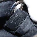 FENDI Triplet Clutch Bag Leather Black Auth 110887V-16