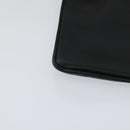 FENDI Triplet Clutch Bag Leather Black Auth 110887V-38