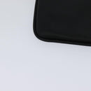 FENDI Triplet Clutch Bag Leather Black Auth 110887V-40