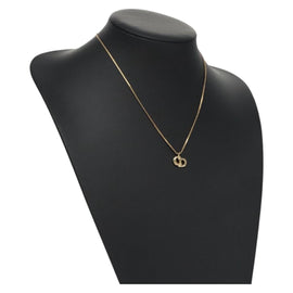Christian Dior Necklace metal Gold Tone Auth 110890