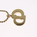 Christian Dior Necklace metal Gold Tone Auth 110890-10