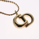 Christian Dior Necklace metal Gold Tone Auth 110890-9