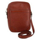 LOUIS VUITTON Epi Danube Shoulder Bag Brown M51694 LV Auth 110914-1