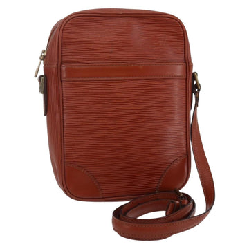 LOUIS VUITTON Epi Danube Shoulder Bag Brown M51694 LV Auth 110914