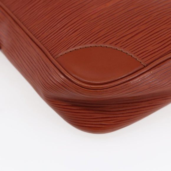 LOUIS VUITTON Epi Danube Shoulder Bag Brown M51694 LV Auth 110914