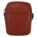 LOUIS VUITTON Epi Danube Shoulder Bag Brown M51694 LV Auth 110914-2