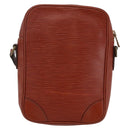 LOUIS VUITTON Epi Danube Shoulder Bag Brown M51694 LV Auth 110914-3