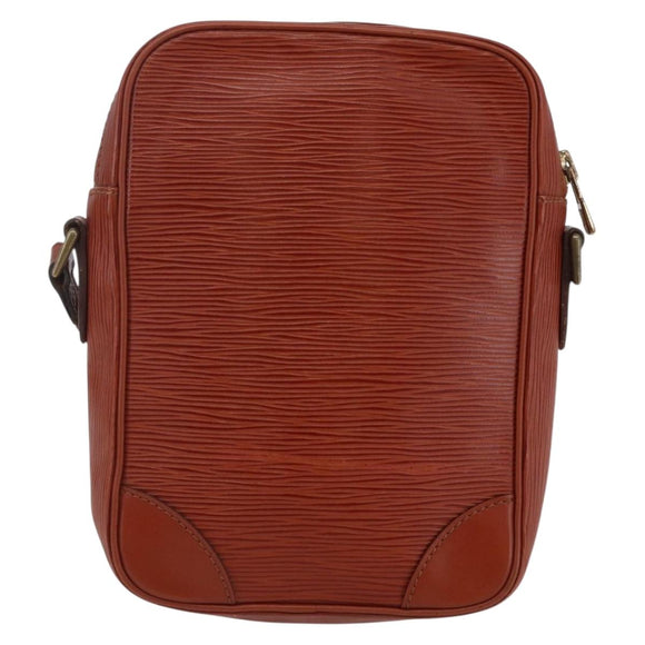 LOUIS VUITTON Epi Danube Shoulder Bag Brown M51694 LV Auth 110914