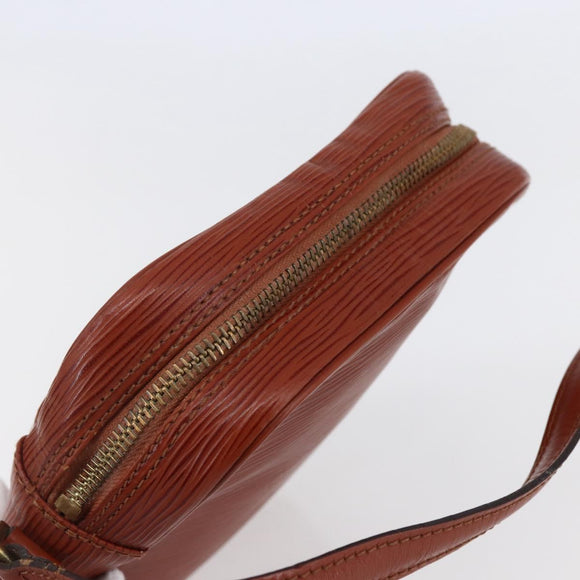LOUIS VUITTON Epi Danube Shoulder Bag Brown M51694 LV Auth 110914