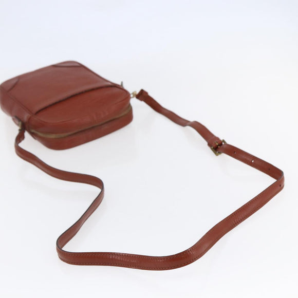 LOUIS VUITTON Epi Danube Shoulder Bag Brown M51694 LV Auth 110914