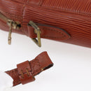 LOUIS VUITTON Epi Danube Shoulder Bag Brown M51694 LV Auth 110914-9