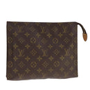 LOUIS VUITTON Monogram Poche Toilette 26 Pouch M47542 LV Auth 111026-1