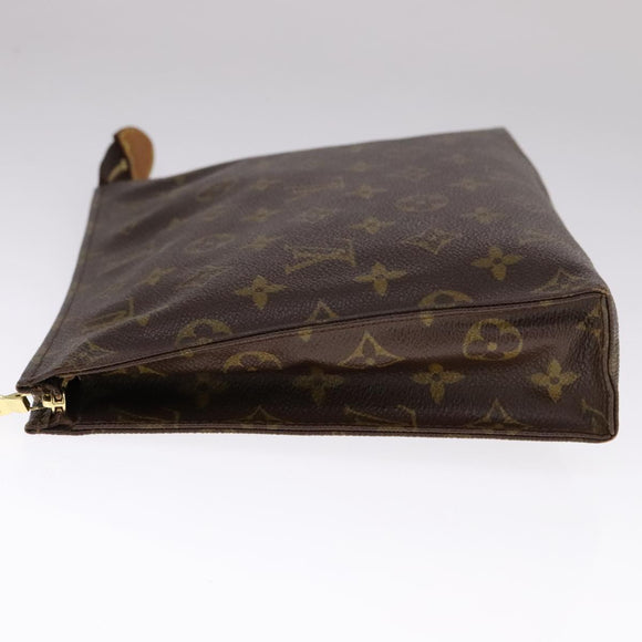 LOUIS VUITTON Monogram Poche Toilette 26 Pouch M47542 LV Auth 111026