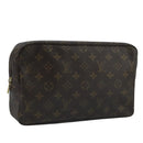 LOUIS VUITTON Monogram Trousse Toilette 28 Clutch Bag M47522 LV Auth 111034-1