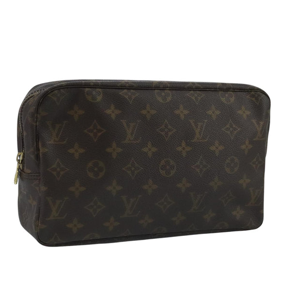 LOUIS VUITTON Monogram Trousse Toilette 28 Clutch Bag M47522 LV Auth 111034