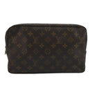 LOUIS VUITTON Monogram Trousse Toilette 28 Clutch Bag M47522 LV Auth 111034-13