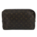 LOUIS VUITTON Monogram Trousse Toilette 28 Clutch Bag M47522 LV Auth 111034-2