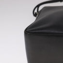 GUCCI Shoulder Bag Leather Black Gold 001 3766 Auth 111055-14