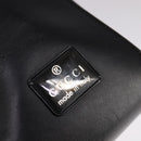 GUCCI Shoulder Bag Leather Black Gold 001 3766 Auth 111055-17