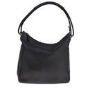 GUCCI Shoulder Bag Leather Black Gold 001 3766 Auth 111055-13