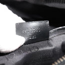 GUCCI Shoulder Bag Leather Black Gold 001 3766 Auth 111055-12