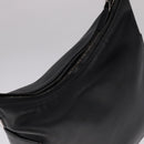 GUCCI Shoulder Bag Leather Black Gold 001 3766 Auth 111055-6