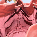 CARTIER Must Line Shoulder Bag Leather Bordeaux Gold Auth 111058-18