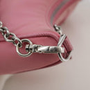 PRADA Shoulder Bag Nylon 2way Pink Silver Auth 111069-18
