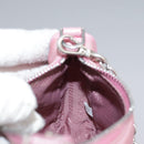 PRADA Shoulder Bag Nylon 2way Pink Silver Auth 111069-20