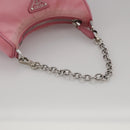 PRADA Shoulder Bag Nylon 2way Pink Silver Auth 111069-7