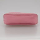 PRADA Shoulder Bag Nylon 2way Pink Silver Auth 111069-5