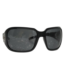 CHANEL Sunglasses plastic Black CC Auth 111071V