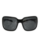 CHANEL Sunglasses plastic Black CC Auth 111071V-2
